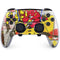 DC Comics The Flash Vintage Action Pose Pattern PS5 DualSense Edge Pro Controller Skin