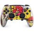 DC Comics The Flash Vintage Action Pose Pattern PS5 DualSense Edge Pro Controller Skin