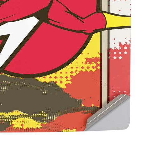 DC Comics Flash Block Pattern PS5 Pro Disk Console Skin