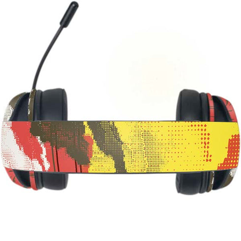 DC Comics Flash Block Pattern Razer Kraken X Skin