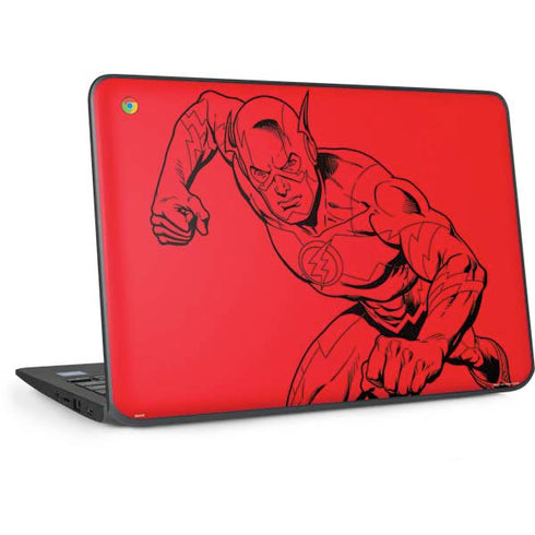 DC Comics The Flash Comic Pop HP Chromebook Skin