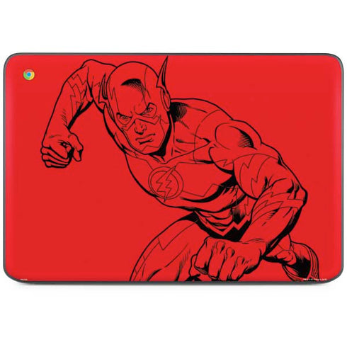 DC Comics The Flash Comic Pop HP Chromebook Skin