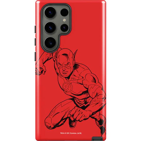 DC Comics The Flash Comic Pop Galaxy S23 Ultra Pro Case