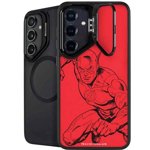 DC Comics The Flash Comic Pop Galaxy S24 FE Kickstand Case