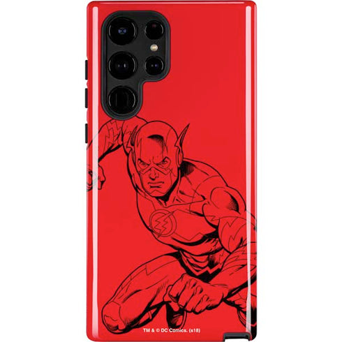 DC Comics The Flash Comic Pop Galaxy S25 Ultra Impact Case