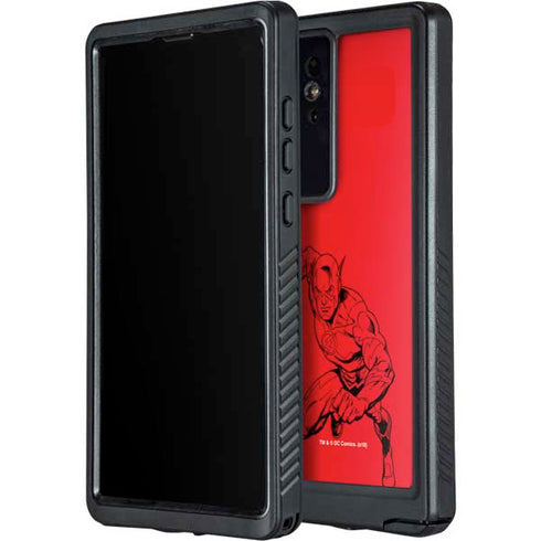 DC Comics The Flash Comic Pop Galaxy S24 Ultra Waterproof Case