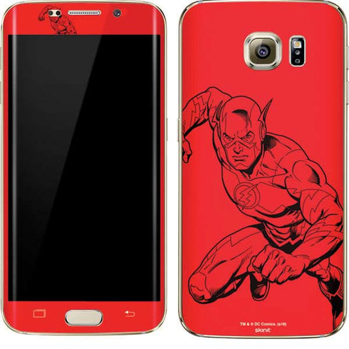 DC Comics The Flash Comic Pop Galaxy S7 Edge Skin
