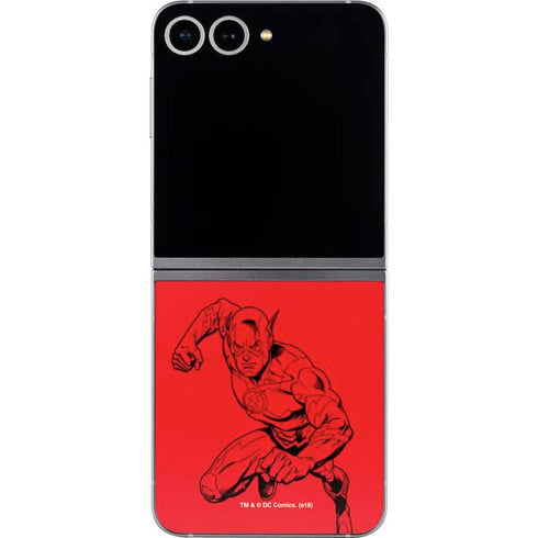 DC Comics The Flash Comic Pop Galaxy Z Flip6 Skin