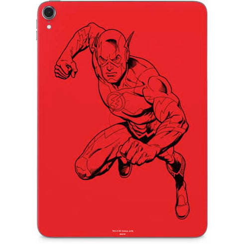 DC Comics The Flash Comic Pop Apple iPad Pro Skin