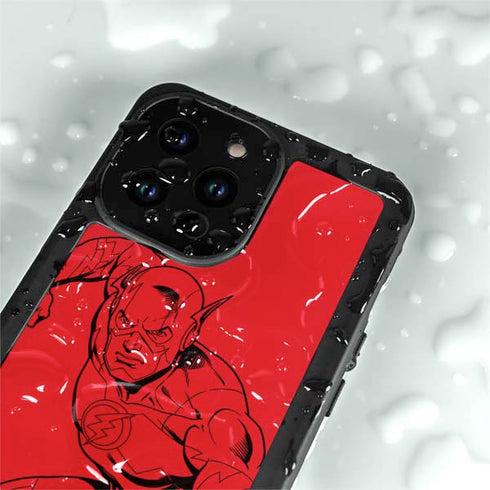 DC Comics The Flash Comic Pop iPhone 15 Pro Waterproof Case