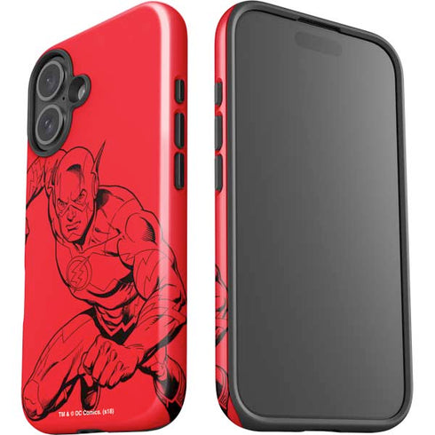 DC Comics The Flash Comic Pop iPhone 16 Impact Case