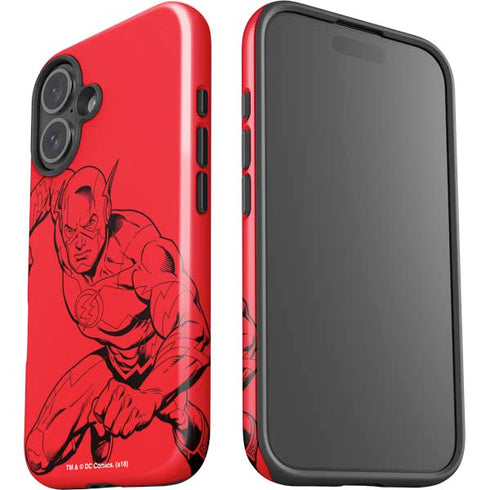 DC Comics The Flash Comic Pop iPhone 16 Plus Impact Case