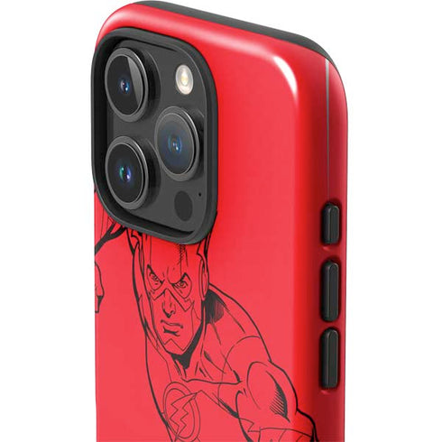 DC Comics The Flash Comic Pop iPhone 16 Pro Max Impact Case