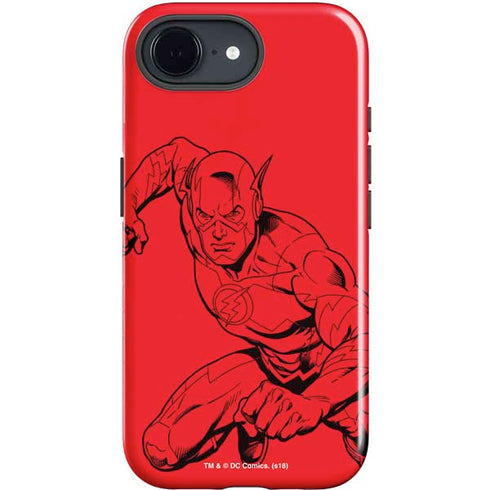 DC Comics The Flash Comic Pop iPhone 16e Impact Case