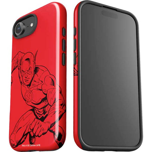DC Comics The Flash Comic Pop iPhone 16e Impact Case