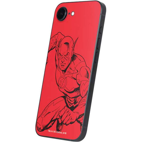 DC Comics The Flash Comic Pop iPhone 16e Skin