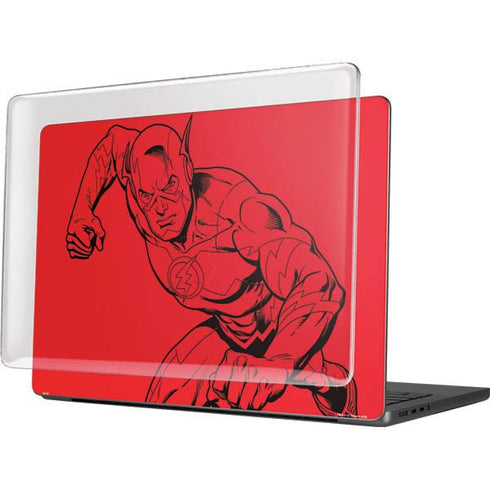 DC Comics The Flash Comic Pop MacBook Pro 14in (2021-24) Case plus Skin