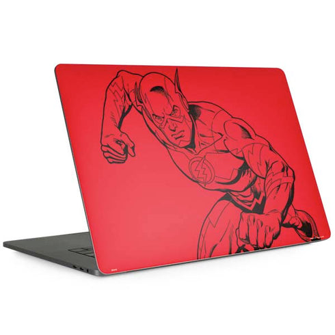 DC Comics The Flash Comic Pop MacBook Skins