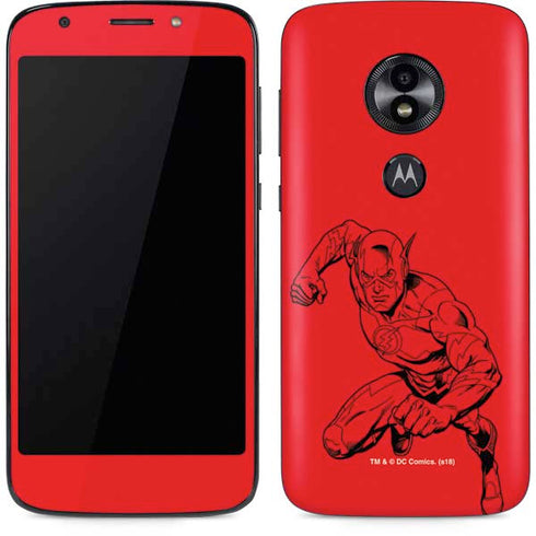 DC Comics The Flash Comic Pop Moto E5 Play Skin