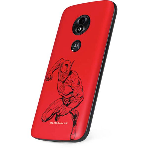 DC Comics The Flash Comic Pop Moto E5 Play Skin