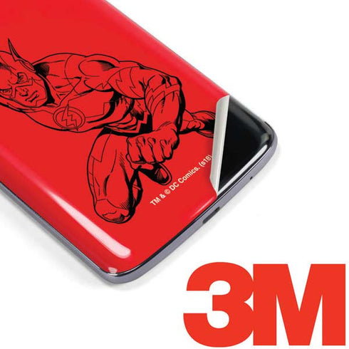 DC Comics The Flash Comic Pop Moto E5 Plus Skin