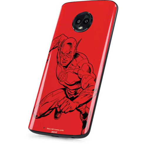 DC Comics The Flash Comic Pop Moto G6 Skin