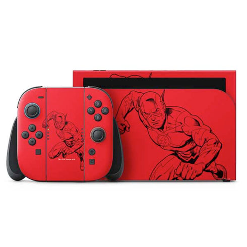 DC Comics The Flash Comic Pop Nintendo Switch 2 (2025) with Joy-Con Skin