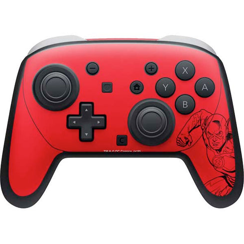 DC Comics The Flash Comic Pop Nintendo Switch 2 (2025) Pro Controller Skin