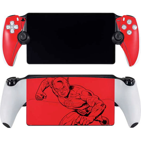 DC Comics The Flash Comic Pop PlayStation Portal Remote Player Skin