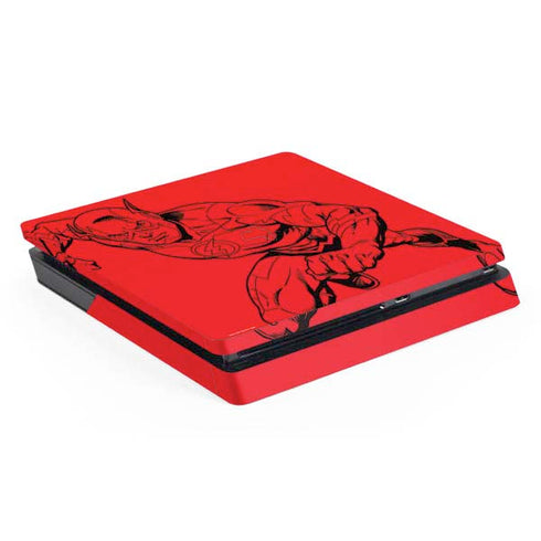 DC Comics The Flash Comic Pop PS4 Slim Skin