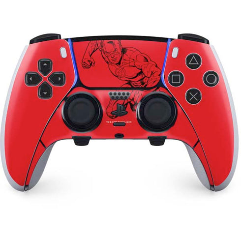 DC Comics The Flash Comic Pop PS5 DualSense Edge Pro Controller Skin
