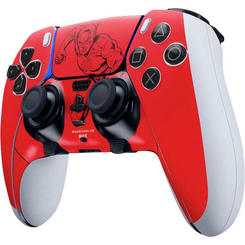 DC Comics The Flash Comic Pop PS5 DualSense Edge Pro Controller Skin