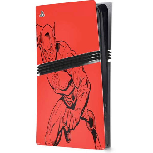 DC Comics The Flash Comic Pop PS5 Pro Console Skin