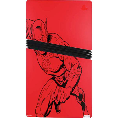 DC Comics The Flash Comic Pop PS5 Pro Console Skin
