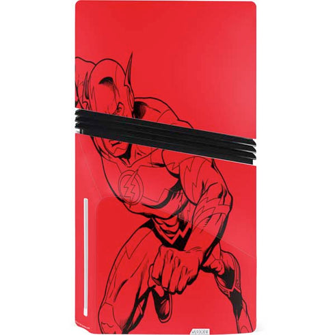 DC Comics The Flash Comic Pop PS5 Pro Disk Console Skin