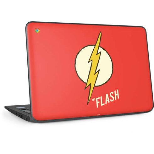 DC Comics The Flash Classic Emblem HP Chromebook Skin