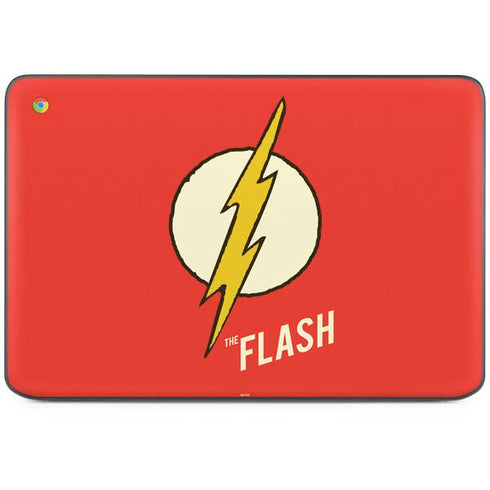 DC Comics The Flash Classic Emblem HP Chromebook Skin
