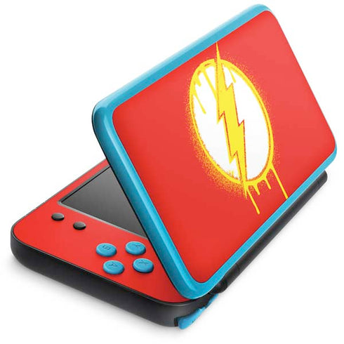 DC Comics The Flash Emblem Drip Nintendo Skins