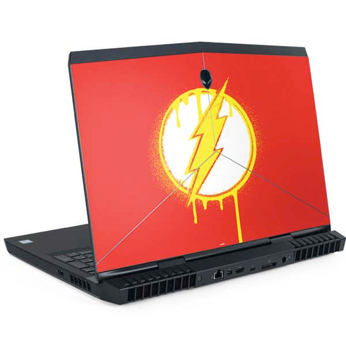 DC Comics The Flash Emblem Drip Dell Alienware Skin