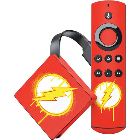 DC Comics The Flash Emblem Drip Amazon Fire TV Skin