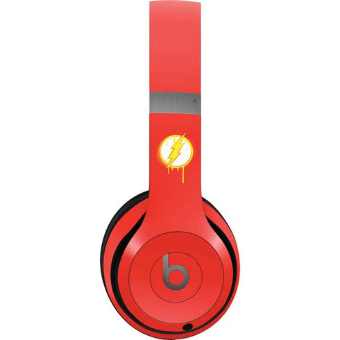 DC Comics The Flash Emblem Drip Beats Solo 4 Wireless Headphones Skin