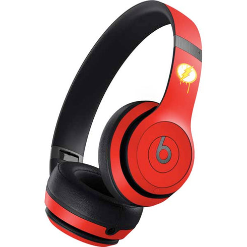 DC Comics The Flash Emblem Drip Beats Solo 4 Wireless Headphones Skin