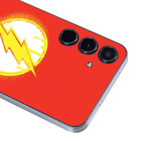 DC Comics The Flash Emblem Drip Galaxy A36 5G Skin