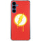 DC Comics The Flash Emblem Drip Galaxy A55 5G Clear Case