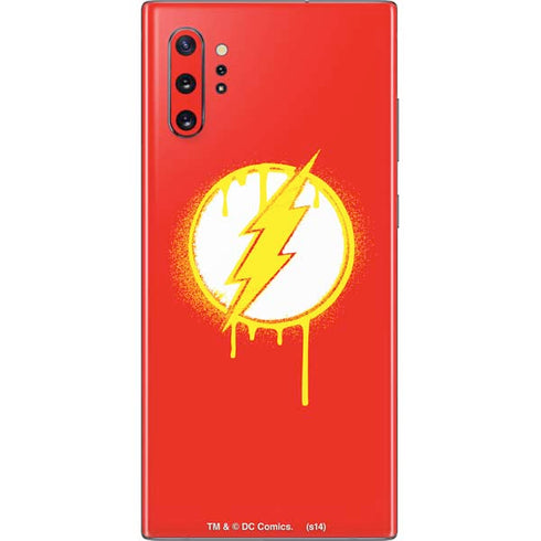 DC Comics The Flash Emblem Drip Galaxy Note 10 Plus Skin