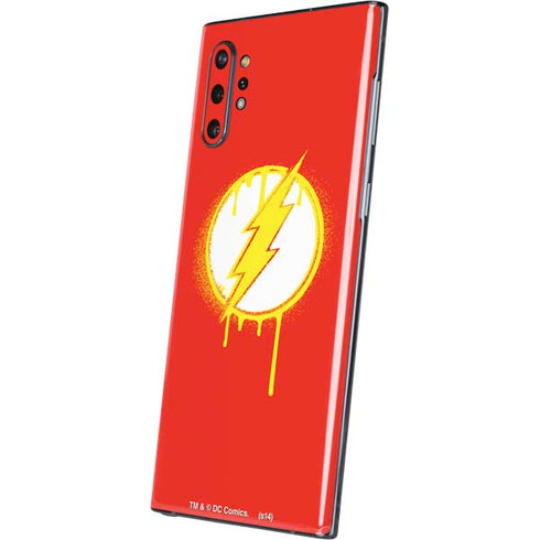 DC Comics The Flash Emblem Drip Galaxy Note 10 Plus Skin
