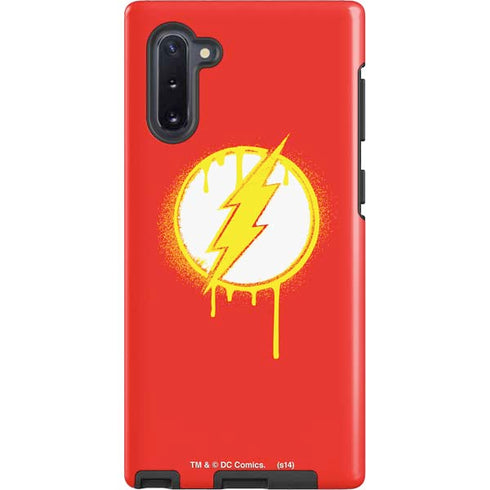 DC Comics The Flash Emblem Drip Galaxy Cases