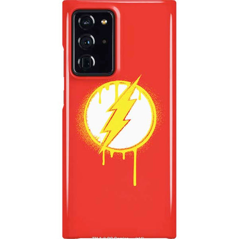 DC Comics The Flash Emblem Drip Galaxy Cases
