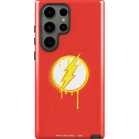 DC Comics The Flash Emblem Drip Galaxy S23 Ultra Pro Case