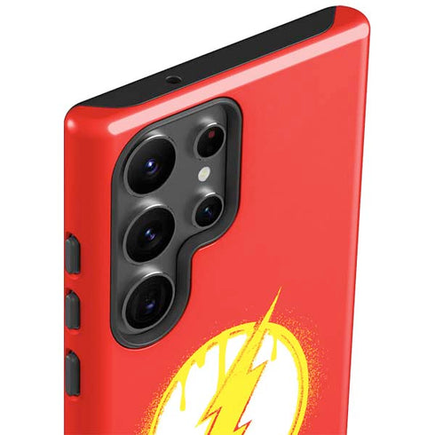 DC Comics The Flash Emblem Drip Galaxy S23 Ultra Pro Case